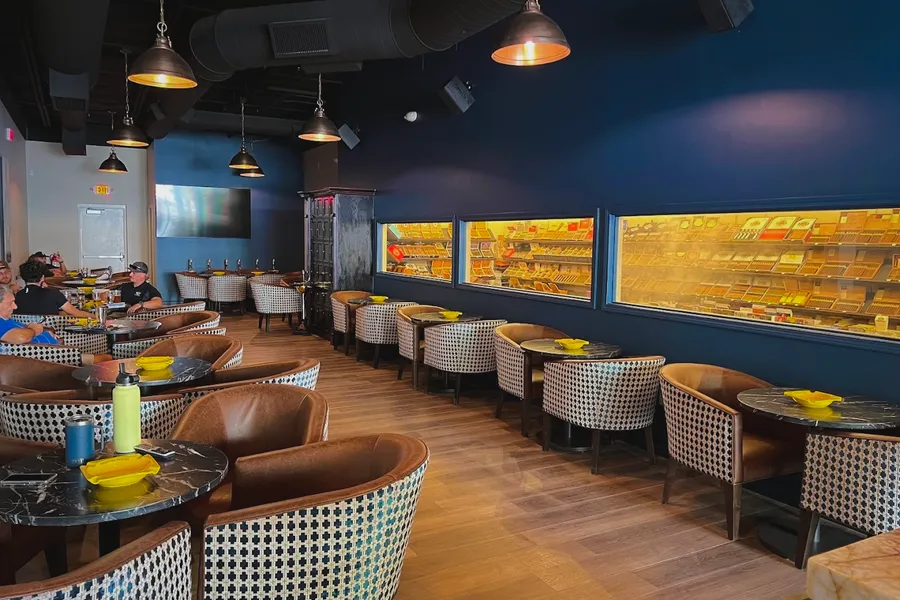 Churchill's Scottsdale cigar store interior