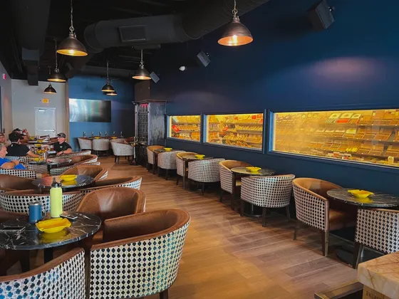 Churchill's Scottsdale cigar store interior